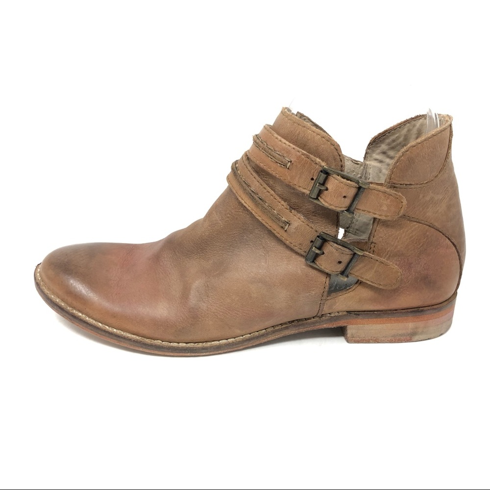 Free People BRAEBURN Double Strap Ankle Boots 37